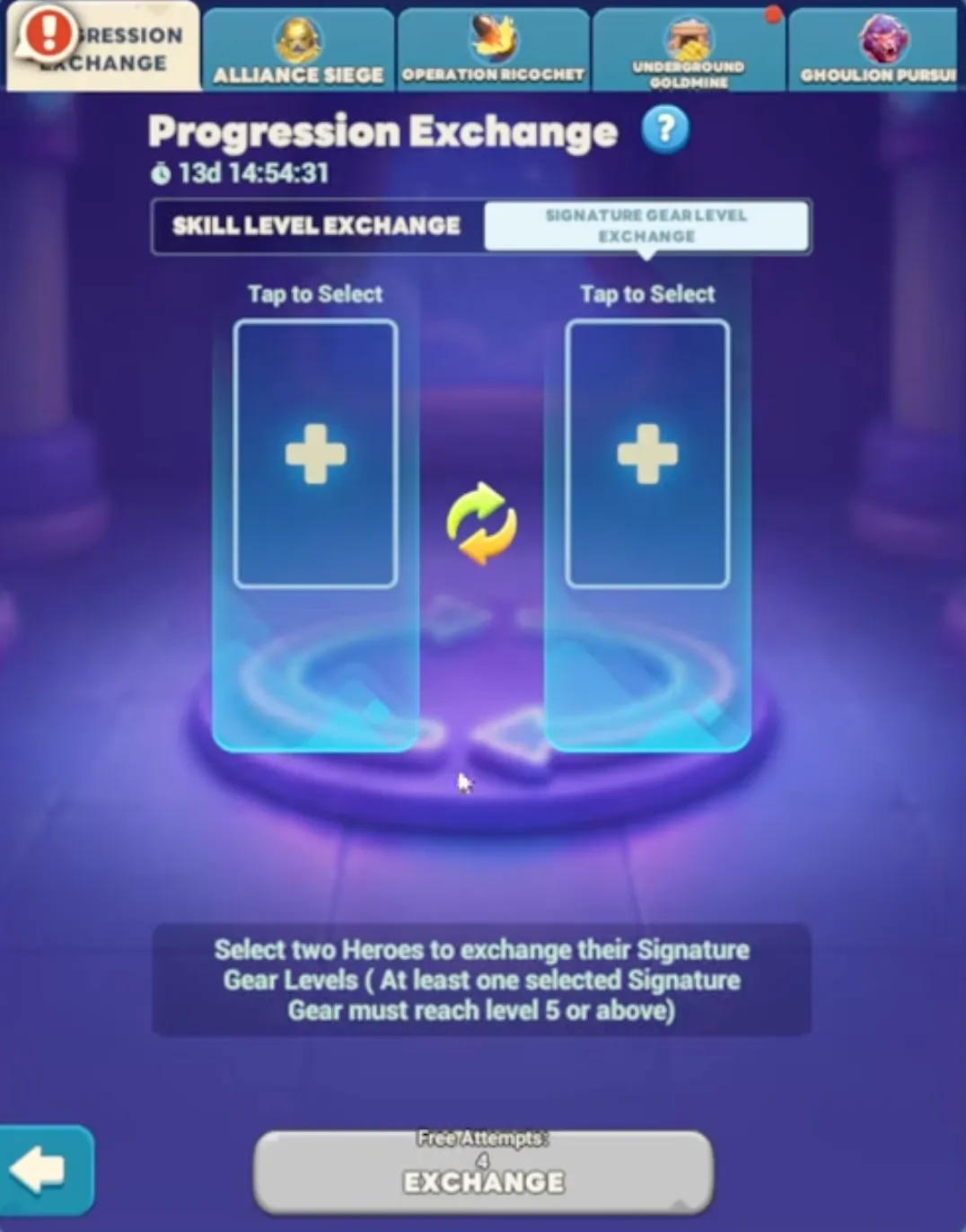Tiles Survive Skill & Weapon Exchange Rules