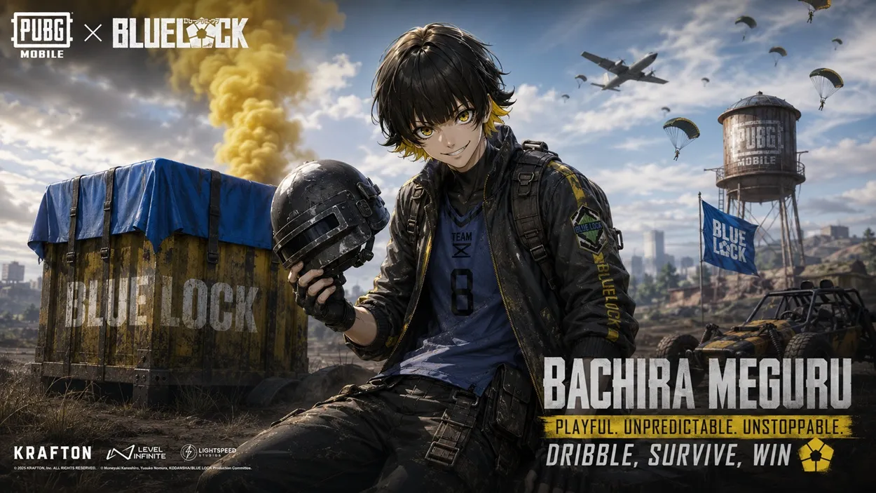 PUBG Mobile X Blue Lock Collaboration