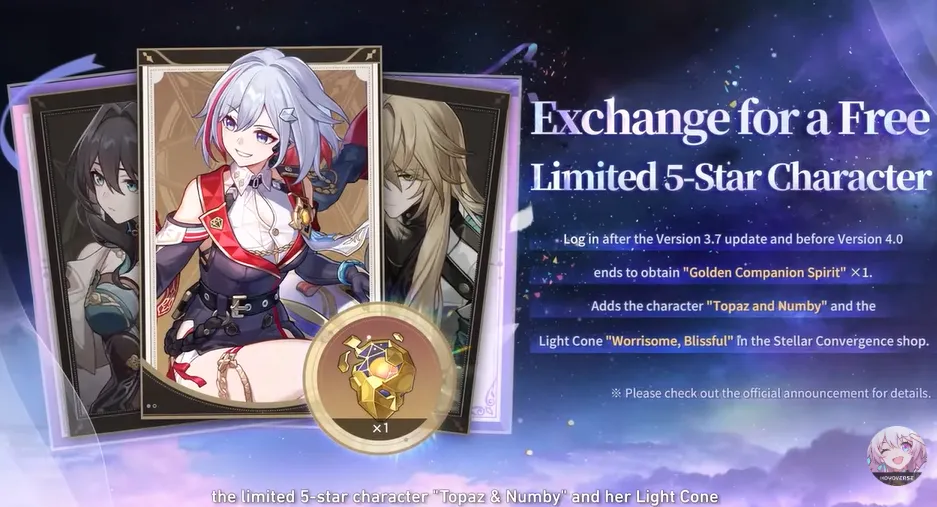 Exchange for a Free Limited 5-Star Character