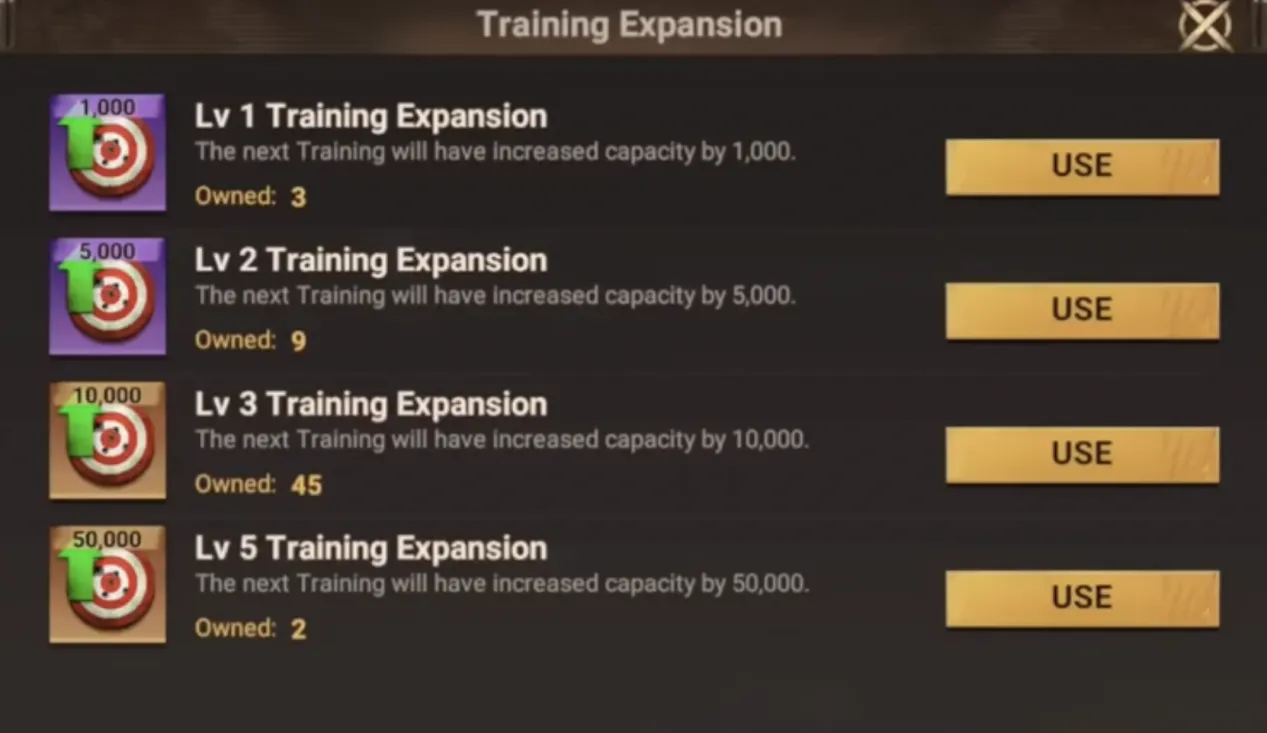 Training Expansion Items | Doomsday