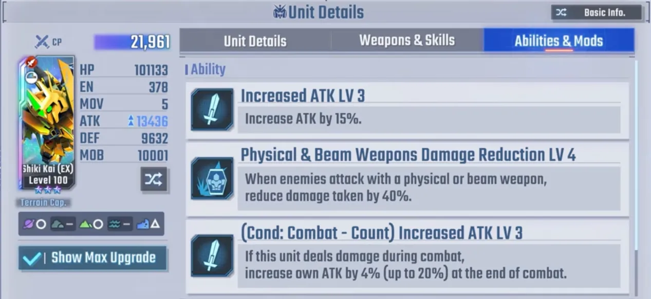 Full Armor Hyaku Shiki Kai attack stacking performance