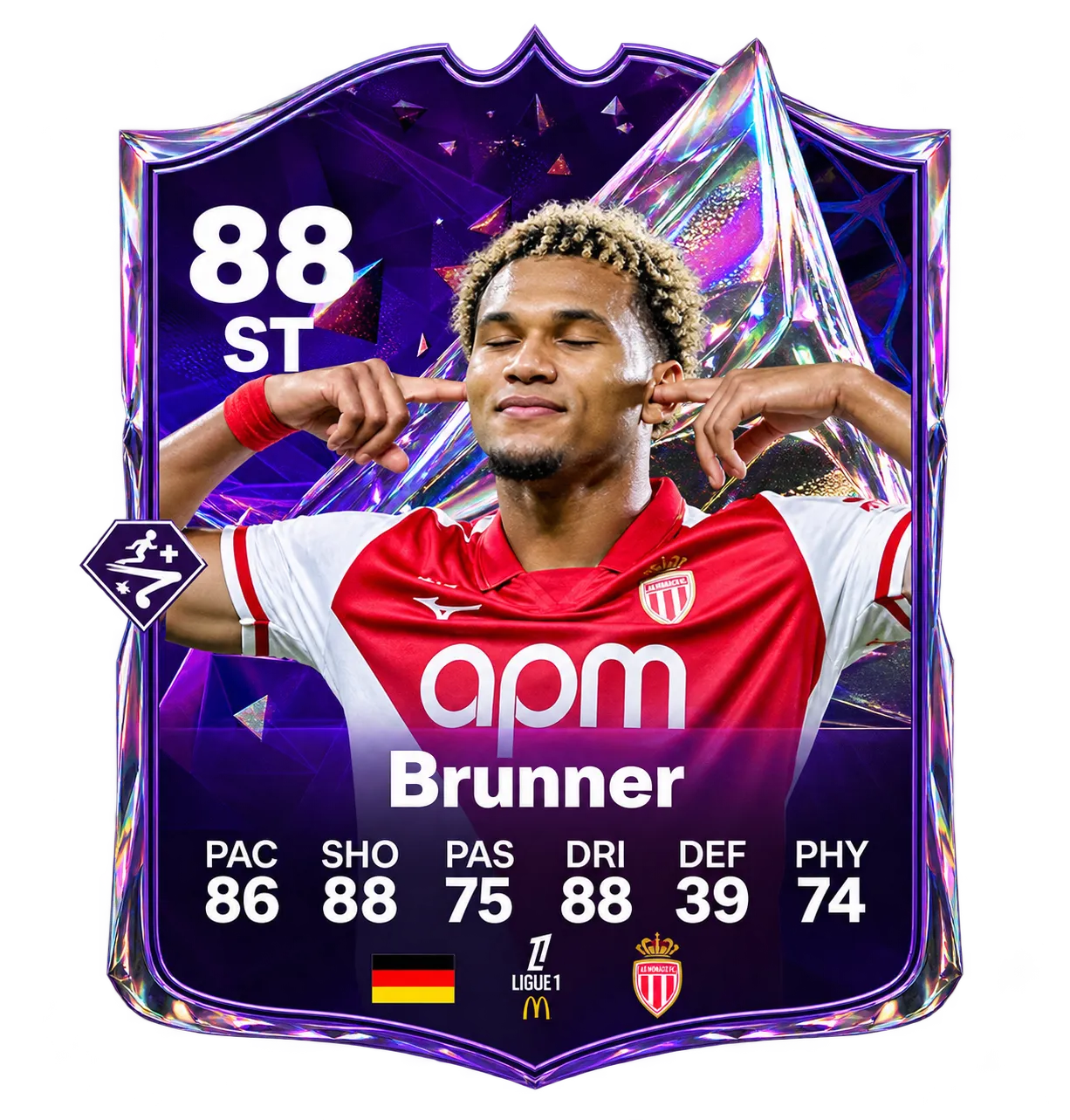 Paris Brunner 88 ST Future Stars Team 2 player card in EA SPORTS FC 27