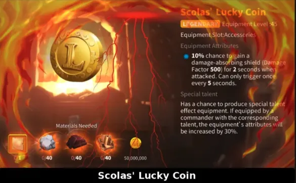 Scolas’ Lucky Coin