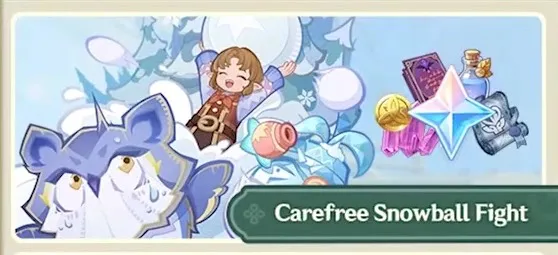 Carefree Snowball Fight
