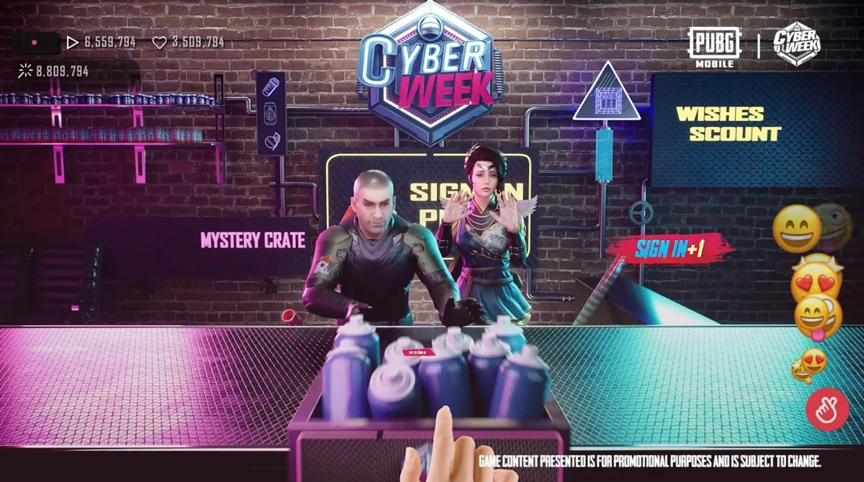 PUBG Mobile Cyber Week