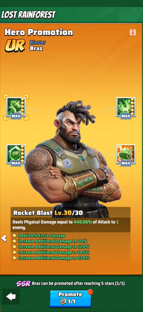 Promote Hero Stars