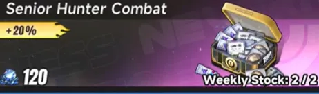 Senior Hunter Combat EXP