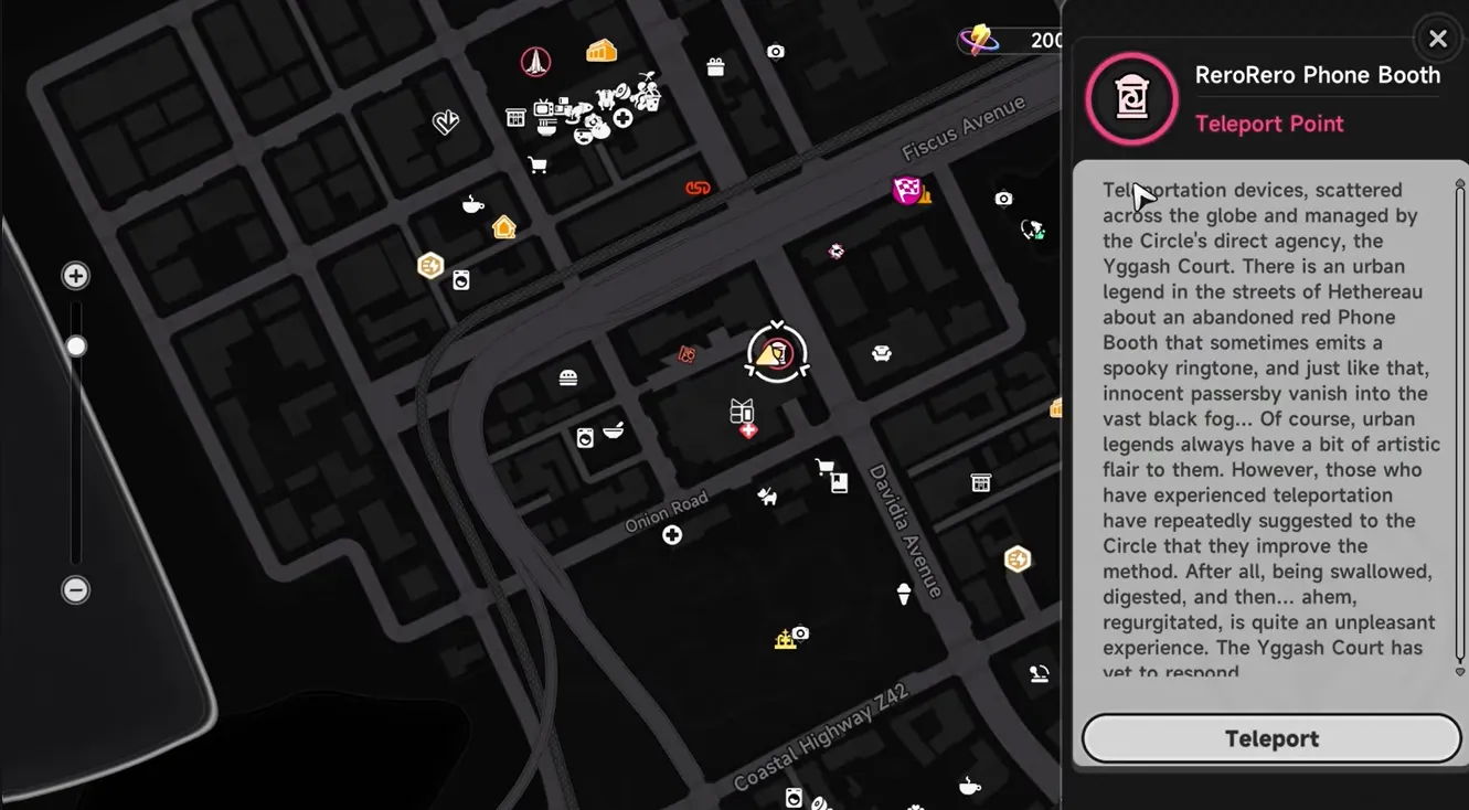 NTE Safe Map