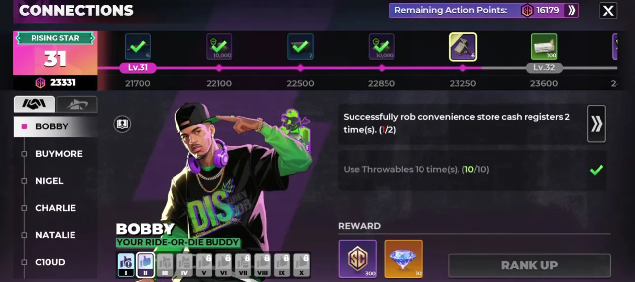 Gangstar Mirage City Connections and Phone Messages
