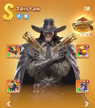 tristan exclusive euipment