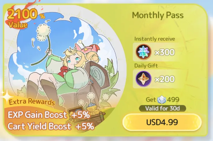 Sword x Staff Monthly Pass