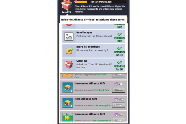 Method 2: Alliance Gifting Swaps