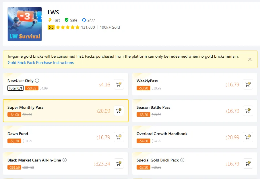 buy last war at Lootbar