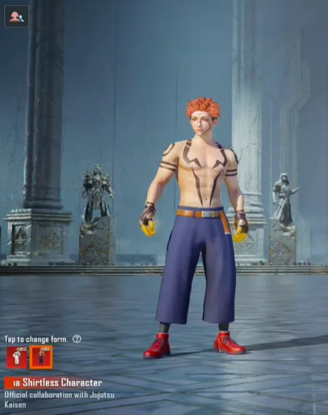 Shirtless Characters