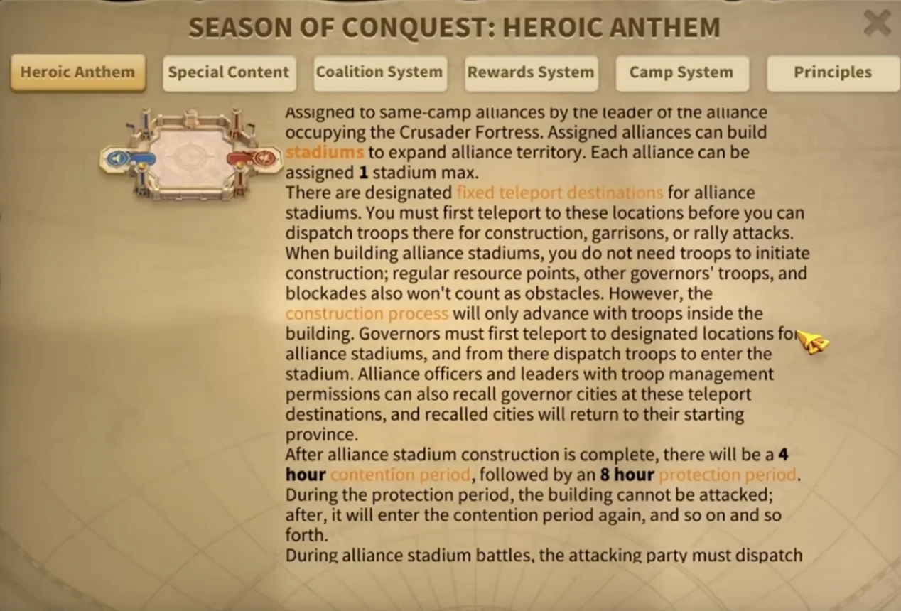 Alliance Stadium|Rise of Kingdoms