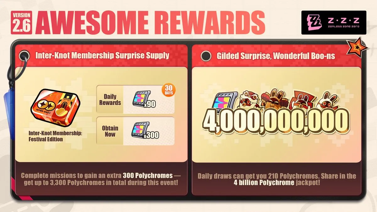 zzz 2.6 limited time event