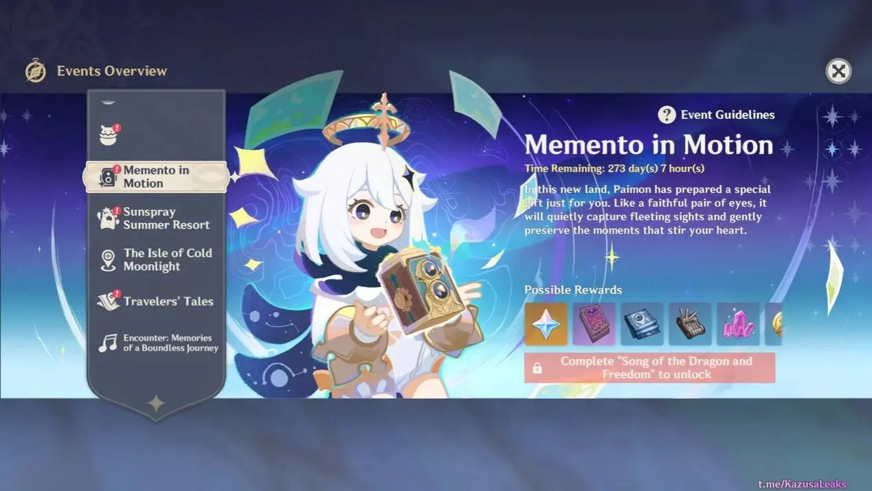 Memento in Motion