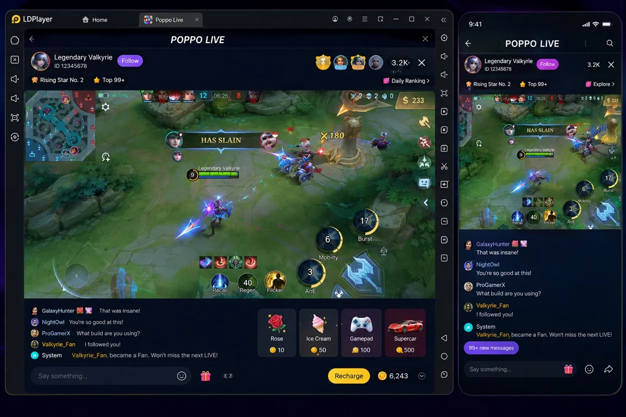 Poppo Live for Streamers