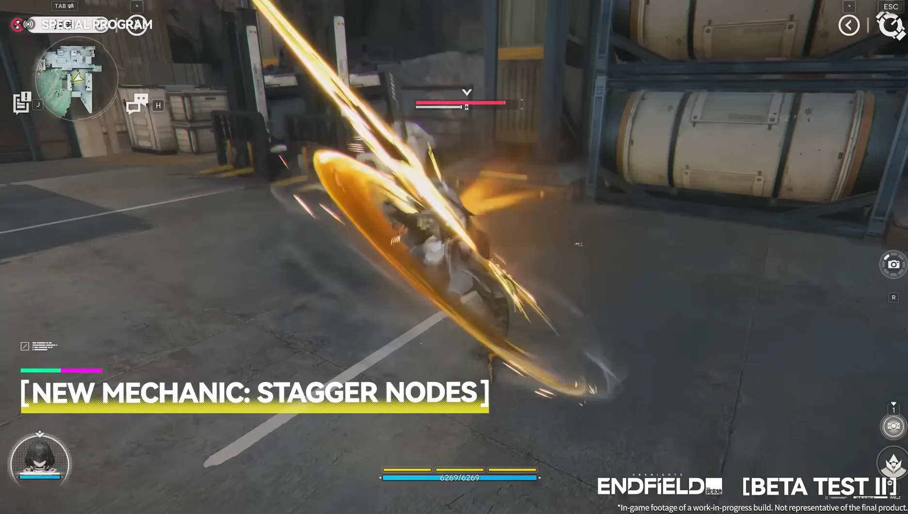 Stagger node