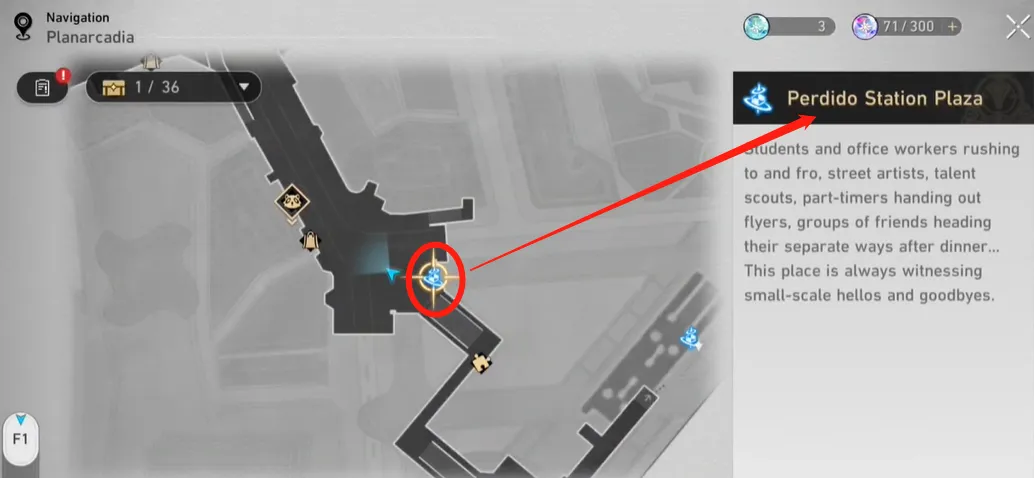 Teleport to this point.