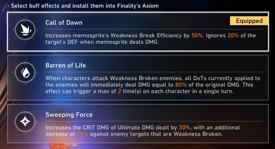 Apocalyptic Shadow BUFF
