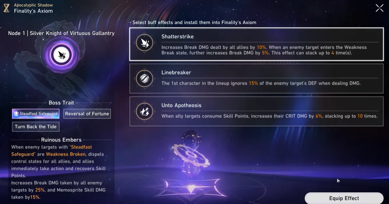 Finality’s Axiom node 1