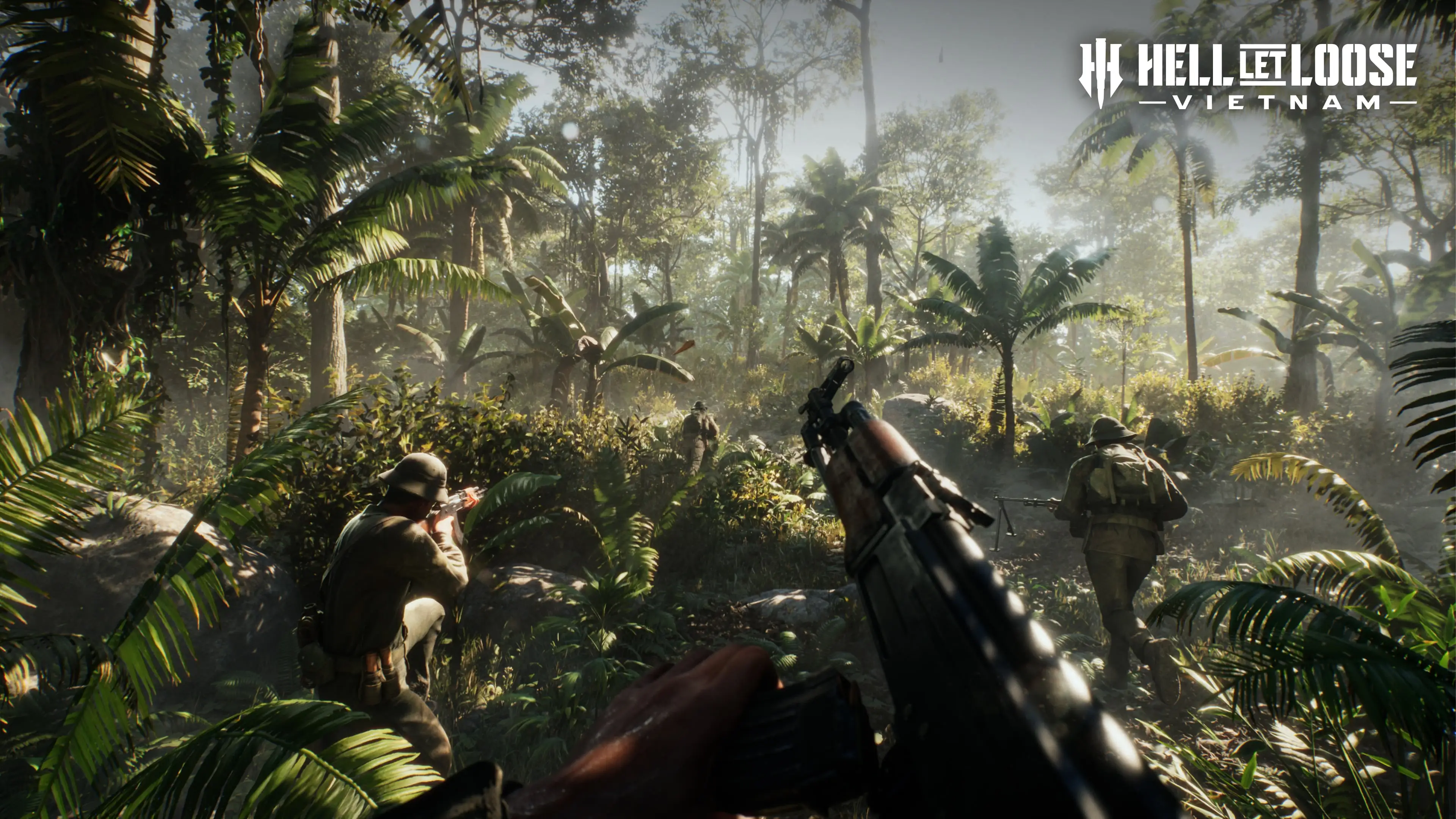 Hell Let Loose: Vietnam jungle combat gameplay