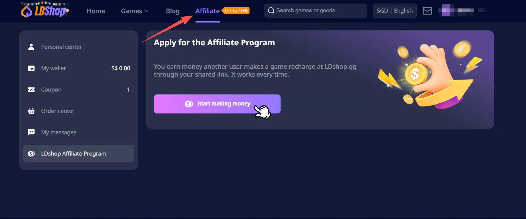LDShop Affiliate Program