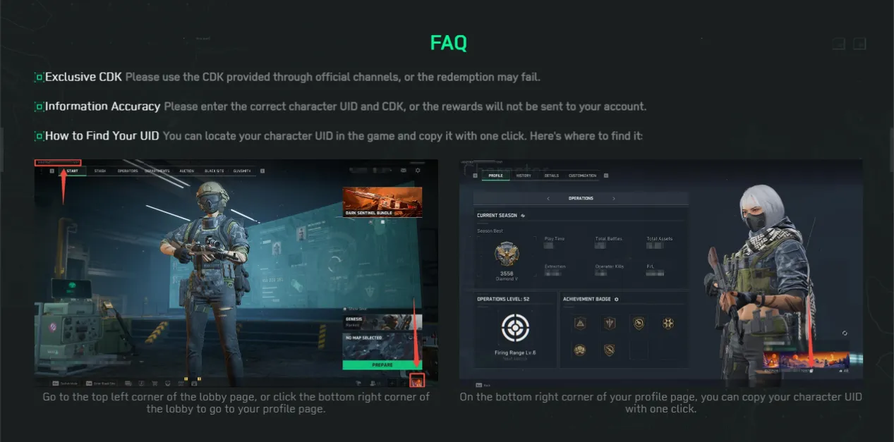 Delta Force Codes