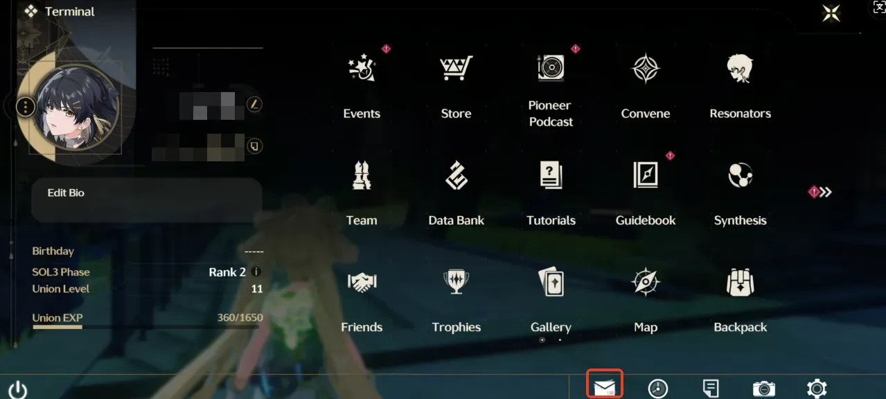 Шаг 5: Предметы будут отправлены прямо на вашу внутриигровую Почту (Mail), где вы сможете их забрать.