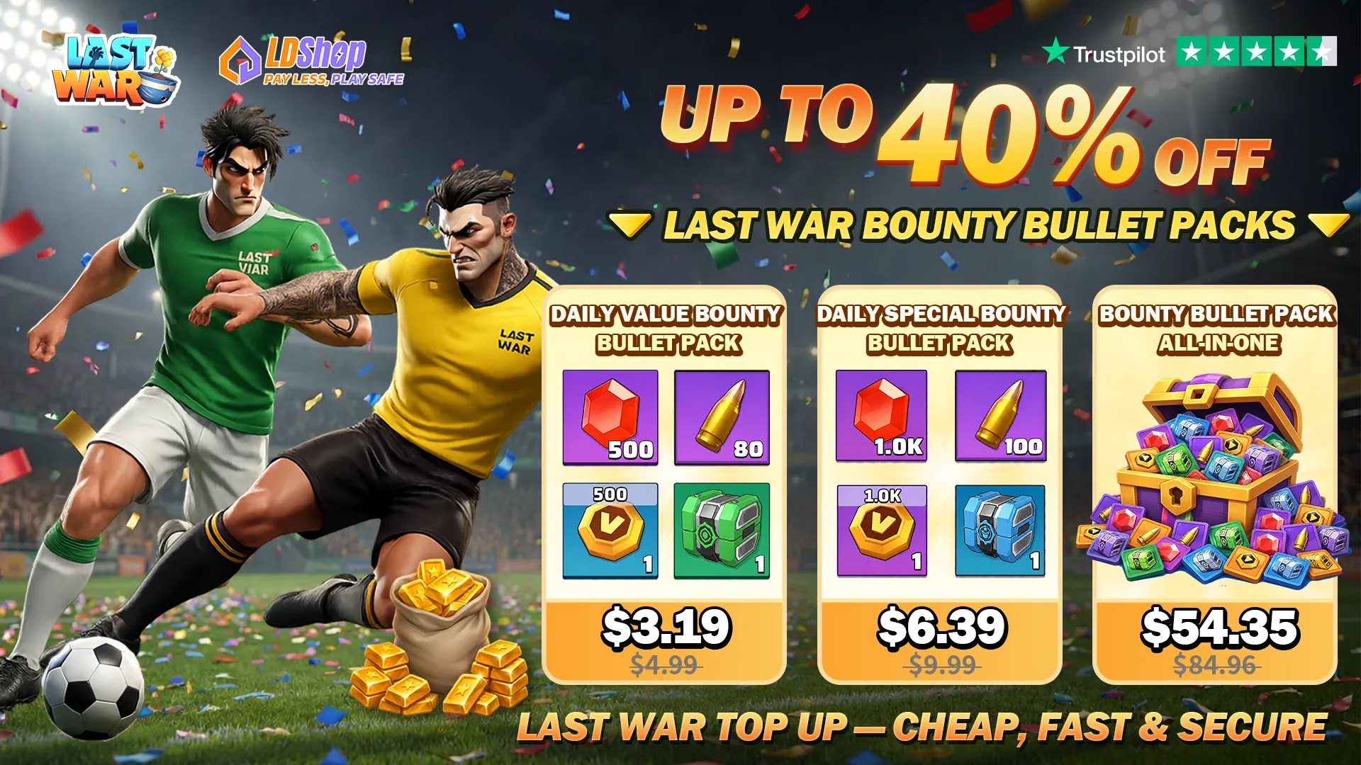 Last War Bounty Bullet Packs