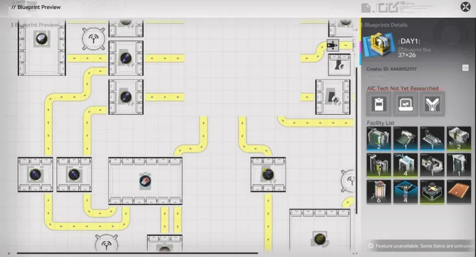 Чертёж для ресурсов ранней игры