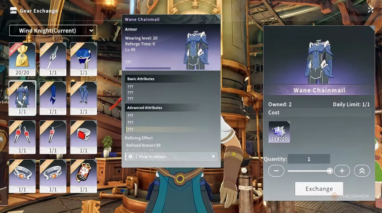 Blue Protocol: Star Resonance Gears