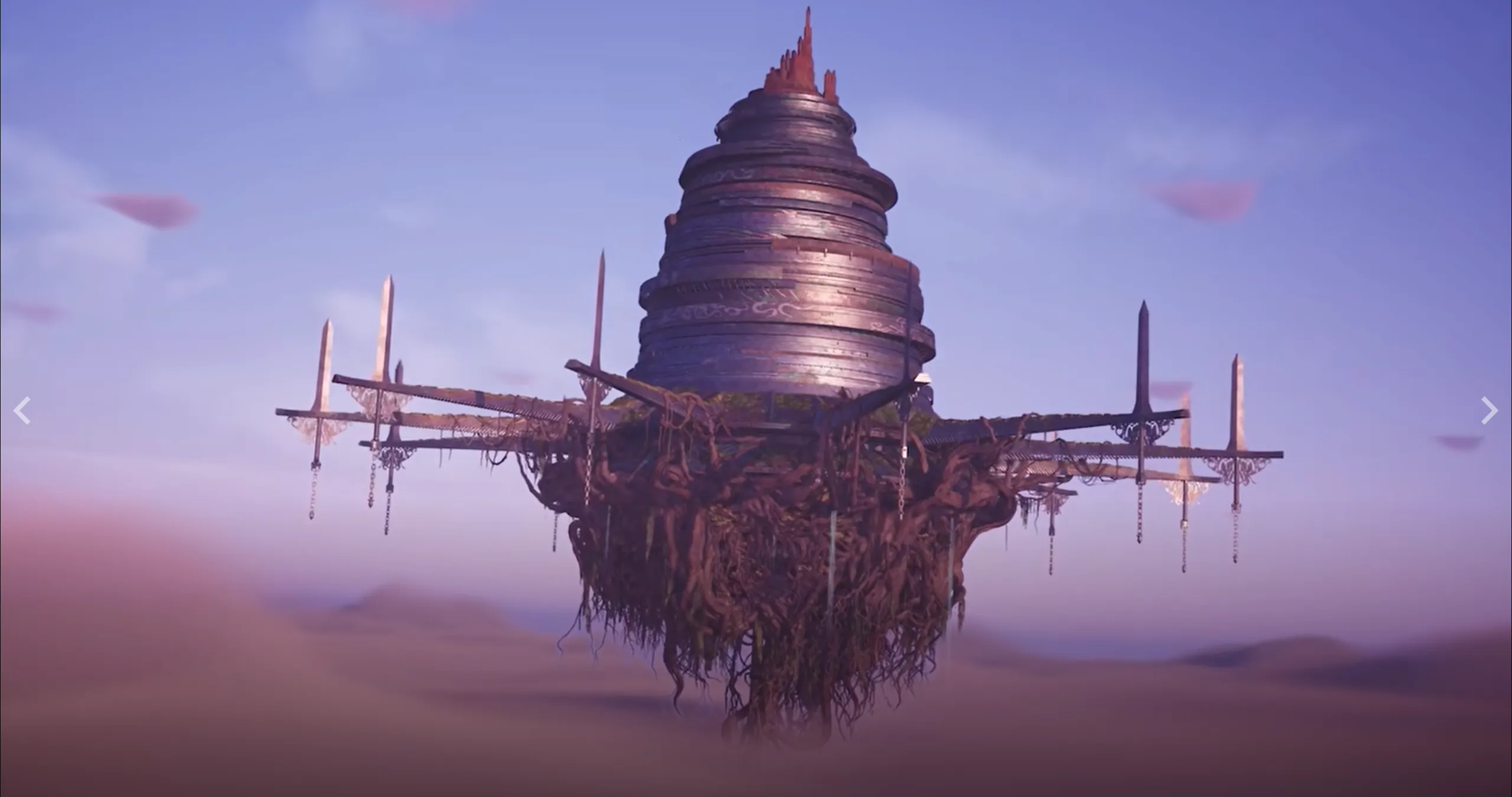 Floating Aincrad in Echoes of Aincrad