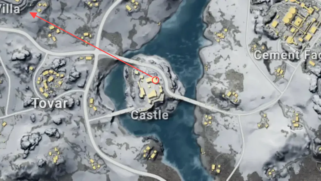 Castle Vikendi PUBG Mobile