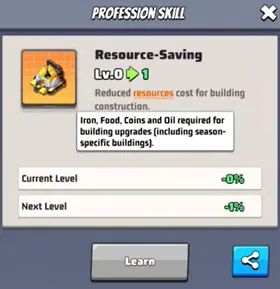 Last War | S6 Professional Skills Upgrade Guide