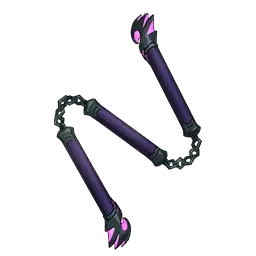 Jet-black Nunchaku