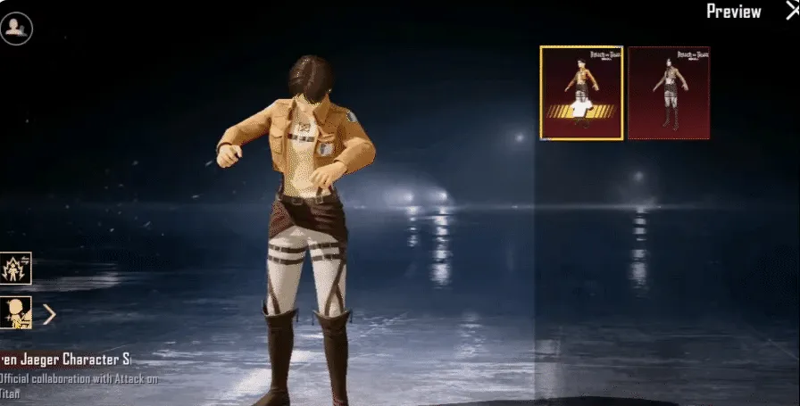 Eren Jaeger Character Set anime