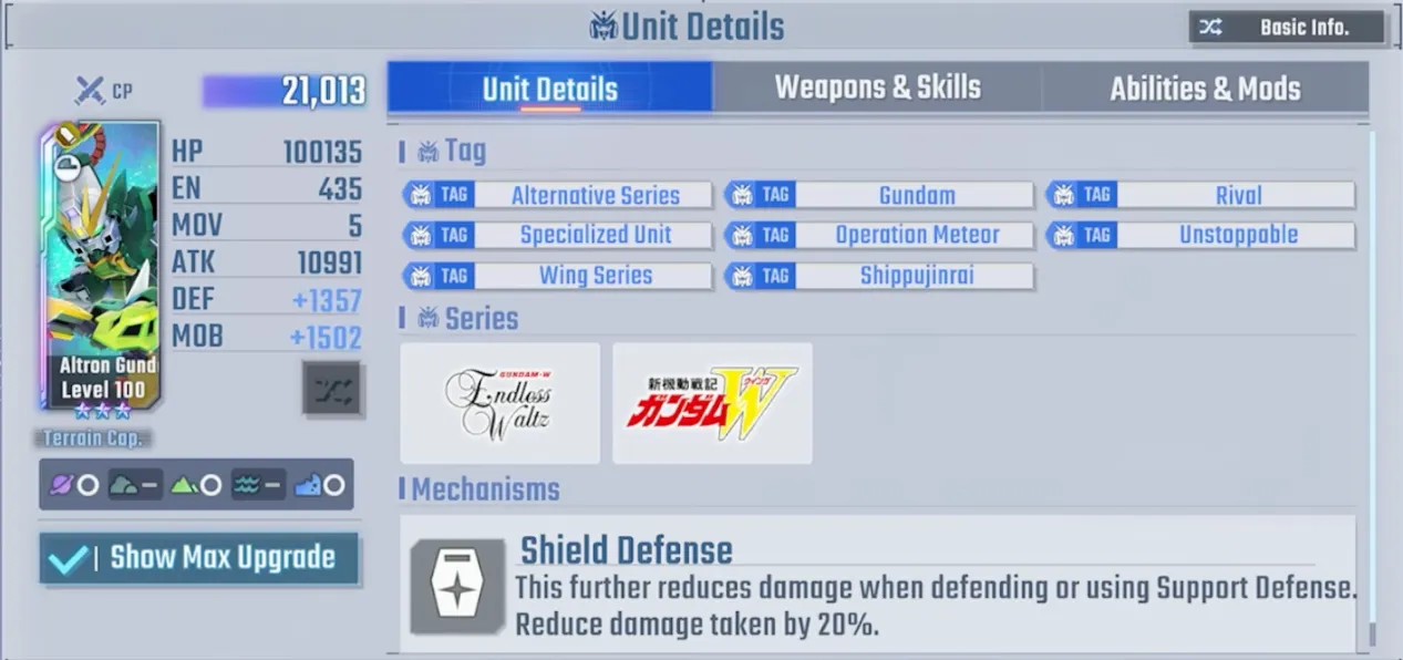 Altron Gundam Tags