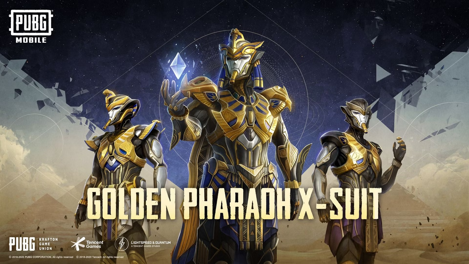 pubg Golden Pharaoh X-Suit