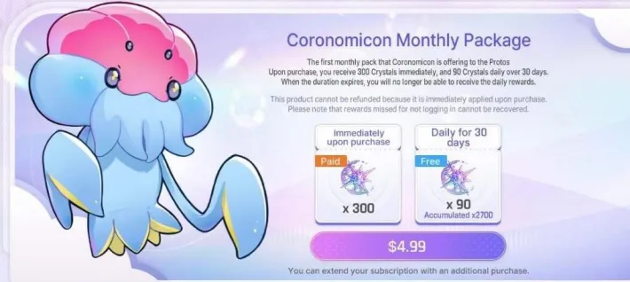 Coronomicon Monthly Package