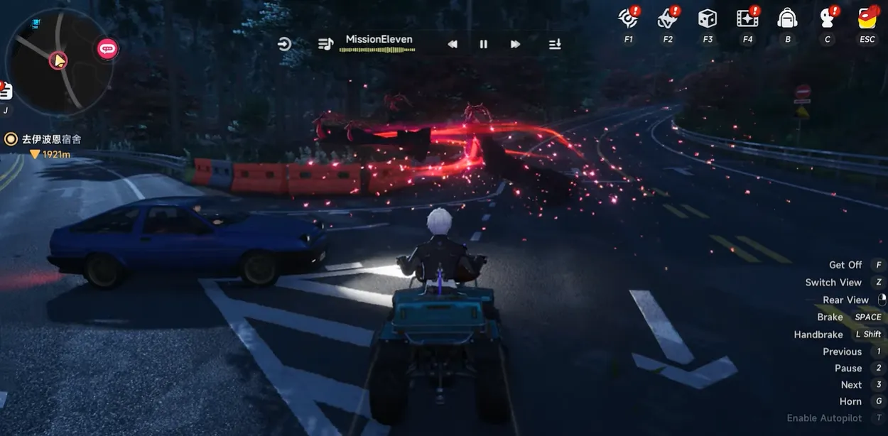 red glow