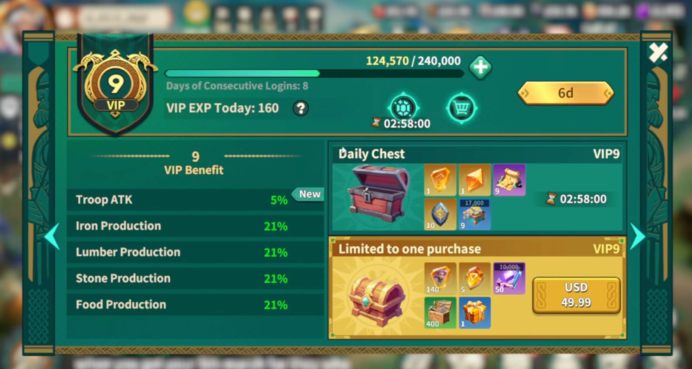 Save Gems for VIP and Buy Smart