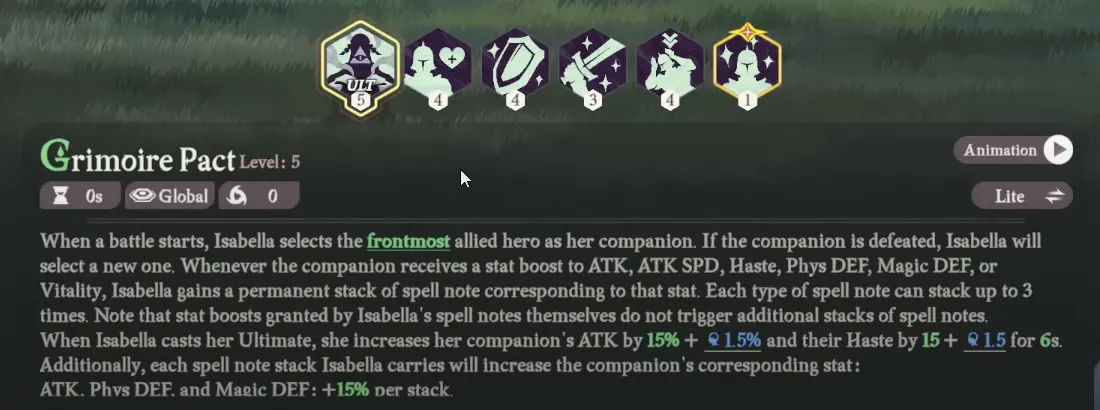 Ultimate Skill - Grimoire Pact