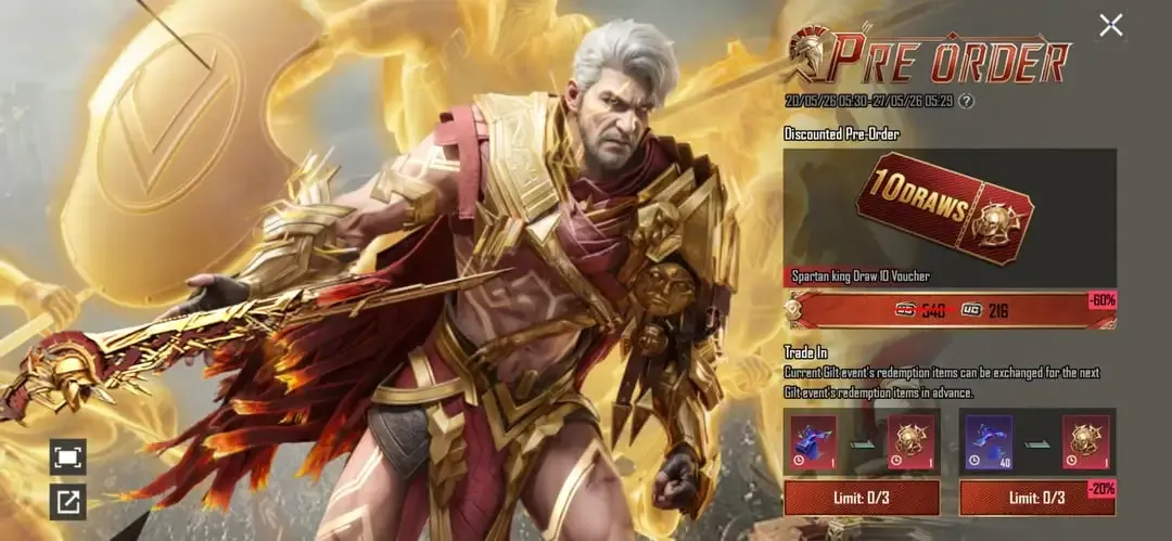 Vorbestellbonus zum Bloodfeather Spartan-Event