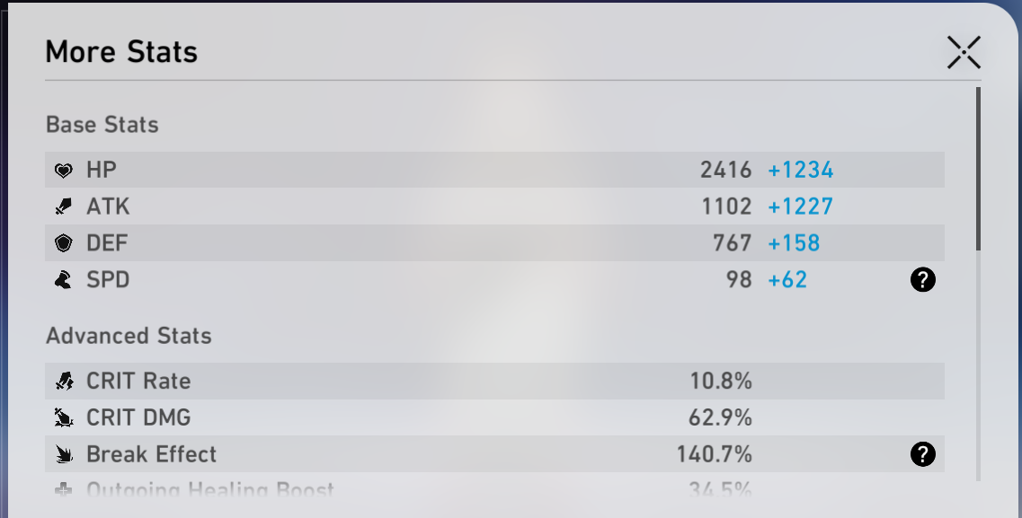 lingsha more stats