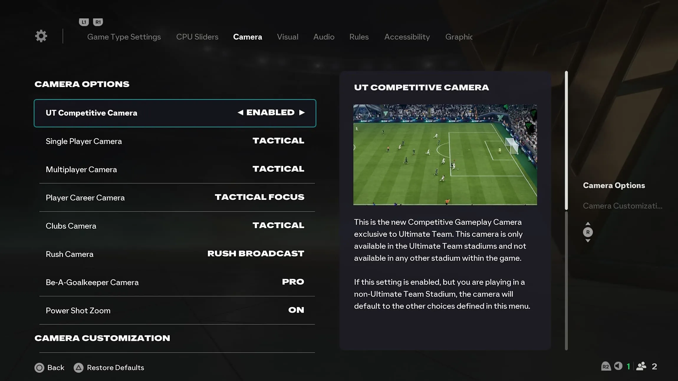 Camera Settings