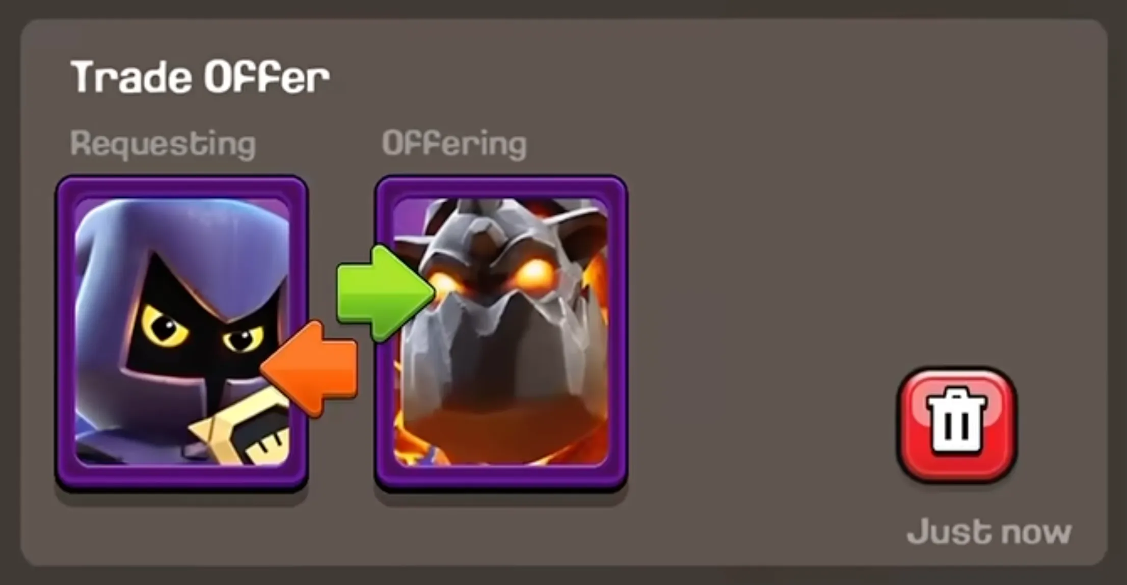 Trading Cards in Clan Chat & Trader Shop