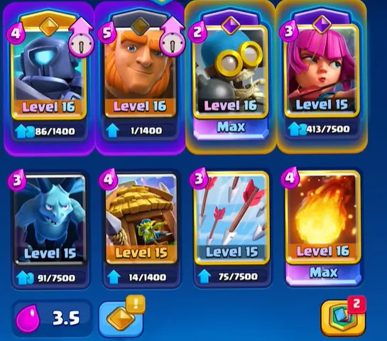 Clash Royale Arena Decks