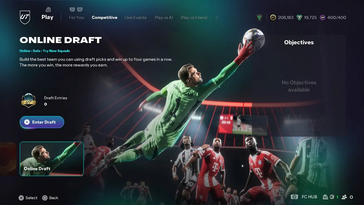 Online Draft: High-Risk, High-Reward